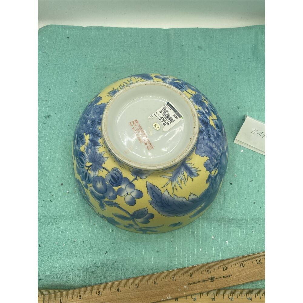 Amazing Porcelain Japanese ware 10 Inch Centerpiece bowl 10” Diameter - Picture 8 of 12